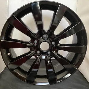 Mitsubishi Lancer Gloss Black  18 inch OEM Wheel Rim 2008 Powder Coat - Picture 1 of 12