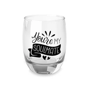 Personalisiertes Whiskyglas - "You're My Soulmate" Neuheit Geschenk - Bild 1 von 5