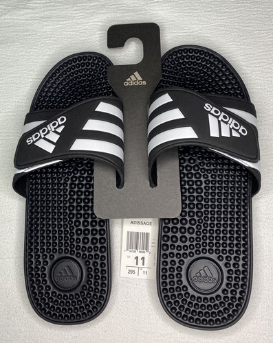 Adidas Adissage slides uomo nero core bianco nuvole. US 11