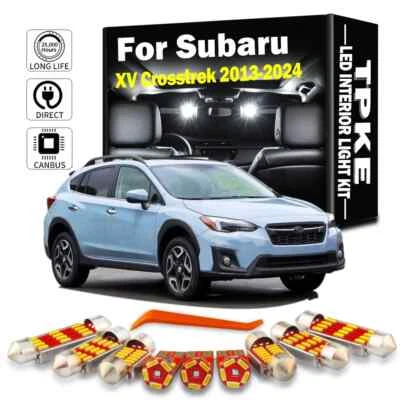 Kit de luces LED interiores Canbus para Subaru XV Crosstrek 2013-2024 bombillas de mapa de coche Foto 1 de 4