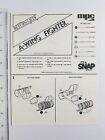 MPC 1983 STAR WARS A-WING FIGHTER MODEL KIT ASSEMBLY INSTRUCTIONS 78-1973-250