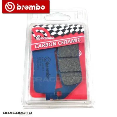 TRIUMPH 900 STREET TWIN 2016 2017 pastiglie freno anteriori CC BREMBO Carbon ... Foto 1 de 4