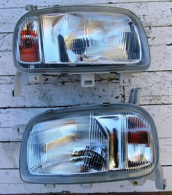 PARA NISSAN MICRA K11 MODELO 1993 97 FAROS DELANTEROS ELÉCTRICOS PAR LH RH LHD Foto 1 de 4