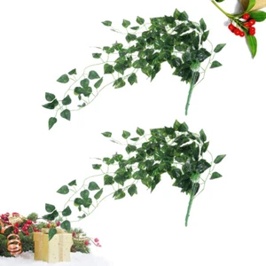 2 PCS Wandbegrünung Kunstrankengirlande Hängende Hochzeitsblätter - Bild 1 von 11