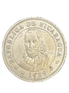 1939 Nicaragua 25 Centavos - Picture 1 of 3
