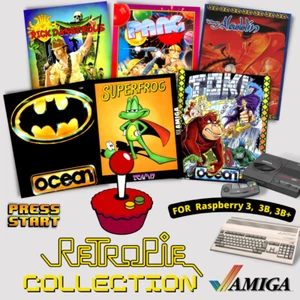 Collection Amiga Games Retropie for Raspberry 3, 3B, 3B+ - Afbeelding 1 van 1
