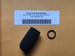 David Clark DC ONE-X, DC PRO & PRO-X Microphone Protector Mic /Mike Muff - Bild 1 von 4