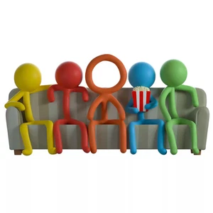 Youtooz Couch Alan Becker Vinyl Kunststoff H2,6 Zoll Figur Modell - Bild 1 von 3