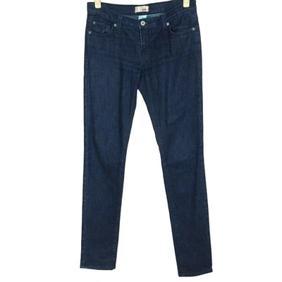 Pantalones de mezclilla BDG Urban Outfitters ajustados rectos tiro bajo lavado oscuro desgastados 29 altos Foto 1 de 4