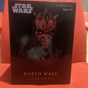 Star Wars Resin Bust Darth Maul 1/2 Scale Diamond Legends In 3D - Imagen 1 de 3