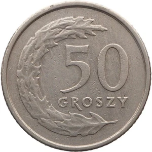 Münze 50 Groszy Polen 1991 (MO4042-) - Bild 1 von 2