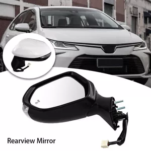 Left Heated Rearview Mirror w/Turn Signal / Blind Spot For Toyota Corolla 19-22 - Bild 1 von 9