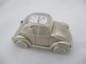 Springfield Unisex Silver Toned Car Miniature Clock - Picture 1 of 12