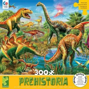 Ceaco Jigsaw Puzzle; Jurassic Playground; Prehistoria series; 300 pcs; #2229-6 - Picture 1 of 2