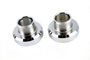 HARLEY Chrome Fork Neck Cup Set with Races fits 1949-1984 FLH, 1971-1984 FX, 1 - Picture 1 of 4