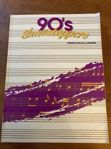 Vintage 90er Musik Liederbuch Showstoppers Notenbuch für Klavier und Gesang - Bild 1 von 5