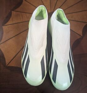 Mens Adidas X Crazyfast.1 Laceless Firm Ground Soccer Cleats / GY7378 / Size 8.5