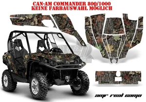 KIT GRÁFICO DE DECORACIÓN DE CARRERAS AMR UTV CAN-AM COMMANDER, MAVERICK AMR CAMUFLAJE REAL B - Imagen 1 de 4