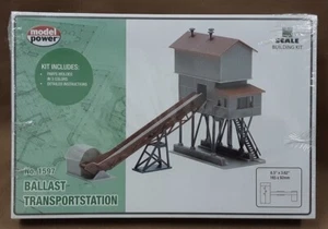 Model Power N Scale Ballast Transport Station Building Kit # 1597 - Picture 1 of 1