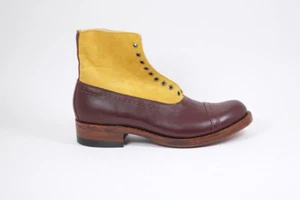 Julian Boots, Jeweler, Duo, Dk Cherry/Tan,Horween, Made in USA - Picture 1 of 5
