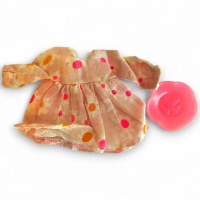 Mattel Barbie Tutti Muñeca Cumpleaños Bellezas Vestido Rosa #3617 Vintage Años 60 Etiquetado Foto 1 de 4