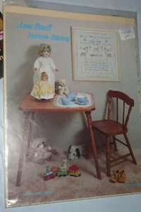 Anne Powell Heirloom Stitchery Baby Sampler Cross Stitch Pattern 1983 - Picture 1 of 1