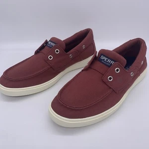 Sperry Boat Shoes Men's Size 8.5 Outer Banks 2-Eye Red Slip-On STS23866 NEW - Bild 1 von 12