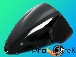 2001-2006 Honda CBR600 F4i ABS Smoke Black Double Bubble Windscreen Windshield - Foto 1 di 3
