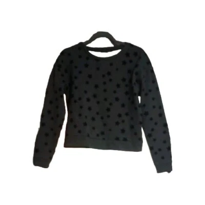 Romeo And Juliet Couture Sweatshirt Velvet Stars Grey Medium - Image 1 of 4