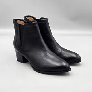 Johnston & Murphy Women's Size 10 M EUC Trista Chelsea Black Soft Leather Boots - Picture 1 of 12