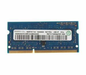 DDR3 4GB RAM RAMAXEL 204Pin Laptop SODIMM 1.35V PC3L-12800S 1RX8 MHz Memory*) - Picture 1 of 4
