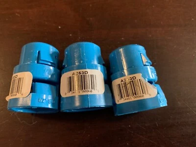 Acoplamiento Terminator Snap-In Carlon 1/2-pulgada ENT "Smurf" - A253D - Lote x3 piezas NUEVO Foto 1 de 4