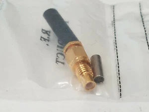10pcs SMC Female Crimp Coaxial Connector RG174 188A 316 Amphenol CNT QUALITY - Foto 1 di 6