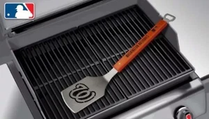 WASHINGTON NATIONALS LOGO BBQ SPATULA BY SPORTULA NEW CURLY W GIFT BAR-B-Q NATS - Picture 1 of 4