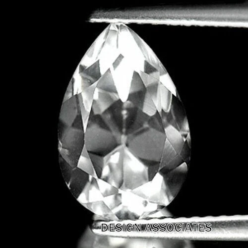 CUARZO DIAMANTE 15x10 MM CORTE PERA TODO NATURAL F-2976 Foto 1 de 1