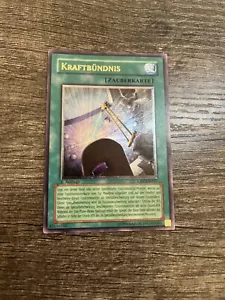 Yugioh Power Bond CRV-EN037 1st Edition Ultimate Rare Yu-Gi-Oh LP GERMAN - Picture 1 of 9