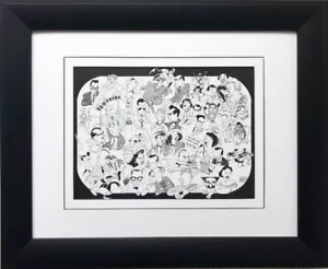 Al Hirschfeld ""TV-Persönlichkeiten von 1954" MASSGEFERTIGT Promi Lucille Ball - Bild 1 von 5