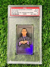 CM Punk 2016 UD Goodwin Champions Black Metal Magician Mini #13 PSA 9 AEW WWE