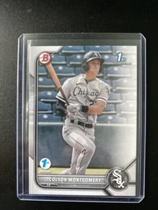 Bowman 2022 primera edición #BPPF71 Colson Montgomery White Sox - Imagen 1 de 2