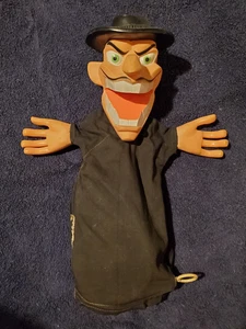 Vintage DISHONEST JOHN - 1960 Mattel Beany & Cecil Doll Hand Puppet Toy - Picture 1 of 3