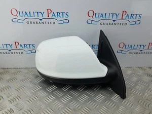 AUDI Q7 WING MIRROR RIGHT DRIVER SIDE IN WHITE LY9C POWER FOLD HEATED 4L 2009 - Picture 1 of 17