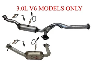 Fits 2007-08 Ranger 3.0L Only Y Pipe Dual Catalytic Converter Pipe O2 Sensors - Picture 1 of 8