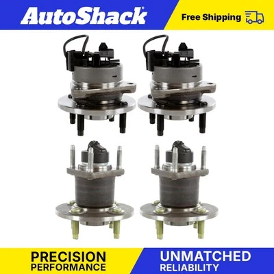 Front Rear Wheel Hub Bearing Assemblies for 2005-2010 Chevrolet Cobalt Foto 1 de 4