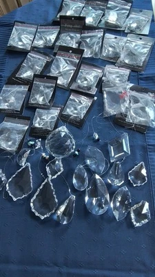  Feng Shui-Kristalle / Regenbogenkristalle Konvolut  36teilig  - Bild 1 von 4