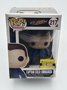 Funko Pop Captain Cold (Unmasked) - Entertainment Earth Exclusive 217 BOX DAMAGE - Picture 1 of 12