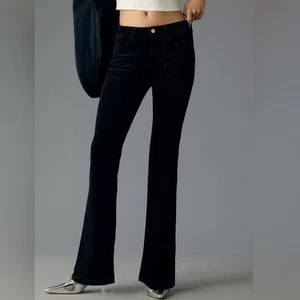 Anthropologie Pilcro Low Rise Icon Flare Cordhose schwarz Größe 27 - Bild 1 von 10