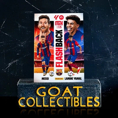 LIONEL MESSI LAMINE YAMAL #429 FLASHBACK 🥇⚽🏆 2024-25 PANINI MEGACRACKS LA LIGA Foto 1 de 2