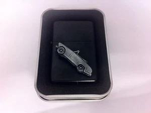 Austin Healey Sprite Mk2 3D flip top petrol lighter windproof BLACK ref17 - Picture 1 of 1