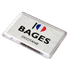 FRIDGE MAGNET - I Love Bages, Occitanie - France