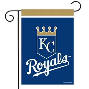 Kansas City Royals Garden Flag MLB Licensed 12.5" x 18" Briarwood Lane - Picture 1 of 4